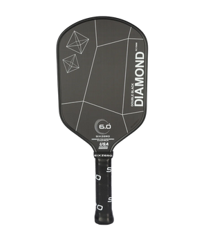 Six Zero Double Black Diamond Control Pickleball Paddle 15mm - Elongated