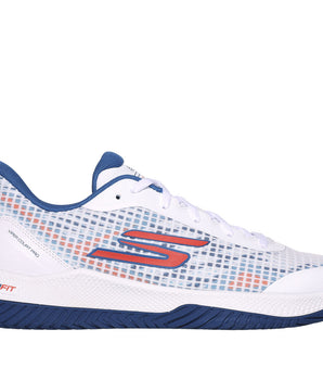 SKECHERS Viper Court Pro Men Pickleball Shoes White/Turqoise 246069/WTQ