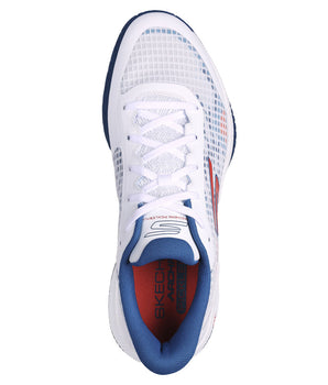 SKECHERS Viper Court Pro Men Pickleball Shoes White/Turqoise 246069/WTQ