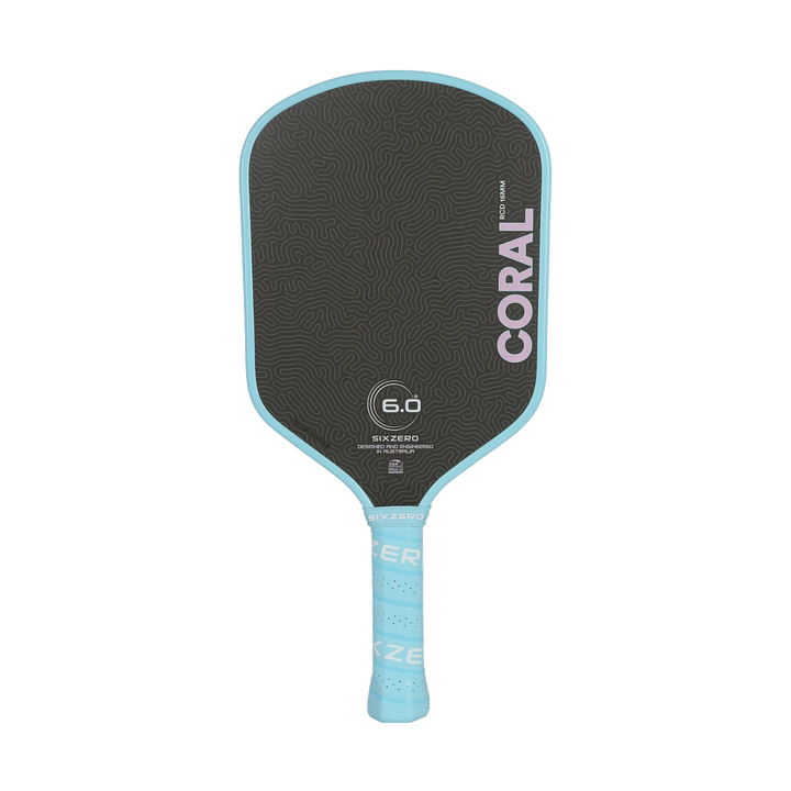 Six Zero Coral Pickleball Paddle 16mm - Lightweight