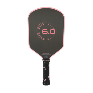 Six Zero Infinity Edgeless Double Black Diamond Control 16mm Pickleball Paddle - Cherry Blossom