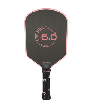 Six Zero Infinity Edgeless Double Black Diamond Control 16mm Pickleball Paddle - Cherry Blossom