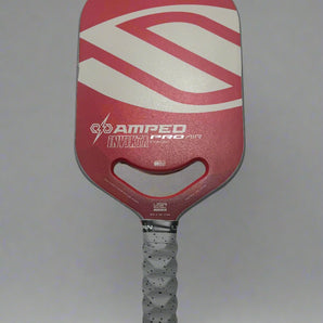 Custom SELKIRK Amped Pro Invikta Pickleball Paddle - Hesacore Grip - Crimson Storm