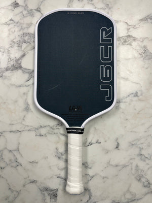 Honolulu Pickleball Company J6CR Blue Grit Pickleball Paddle — Spinwave Certified Pre-Owned (Good)