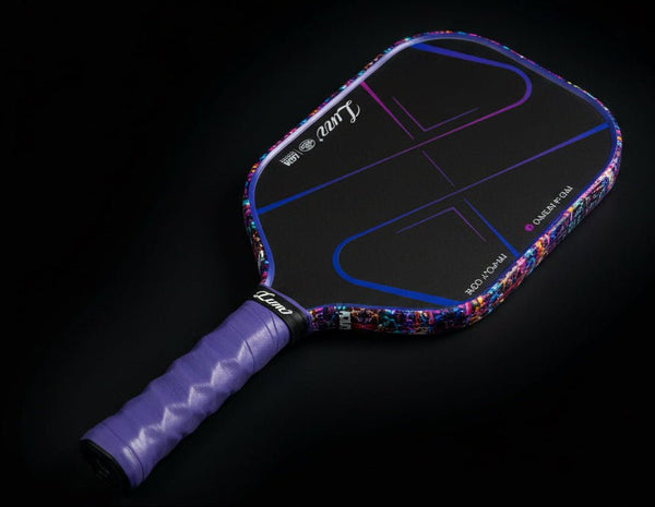 Custom Luzz Inferno Pro 4 Pickleball Paddle - Neon Inferno - Spinwave Pickleball Inc.