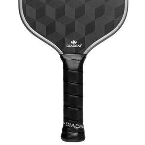 DIADEM Edge 18K  Speed Pro Pickleball Paddle 14 mm 8.0 oz Black Silver