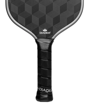 DIADEM Edge 18K  Speed Pro Pickleball Paddle 14 mm 8.0 oz Black Silver