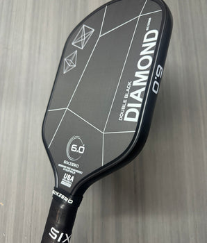 Six Zero Double Black Diamond Control Pickleball Paddle 15mm - Elongated - USED