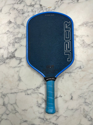 Honolulu Pickleball Company Sword & Shield J2CR Blue Grit Pickleball Paddle — Spinwave Certified Pre-Owned (Mint)