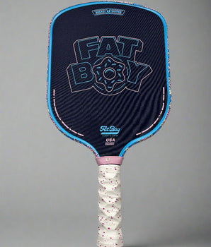 Custom Bread & Butter The Fat Boy 16mm Pickleball Paddle - Hesacore Grip - Donuts 2 - Spinwave Pickleball Inc.