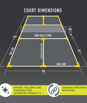 FRANKLIN Pickleball Court Marking Kit