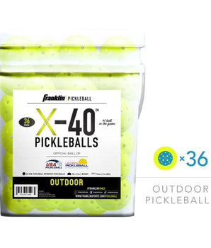 FRANKLIN X-40 Outdoor Pickleballs 36 Pack