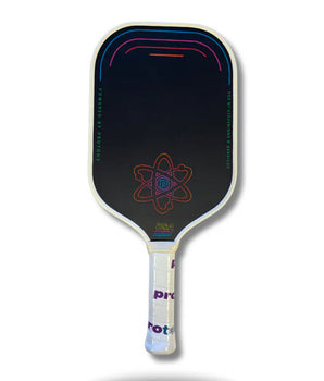 Proton Series Three - Raw Carbon 15mm Pickleball Paddle - White