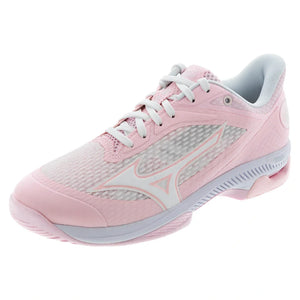 Mizuno Wave Strike AC Women's Pickleball Shoes - Petal Pink/White