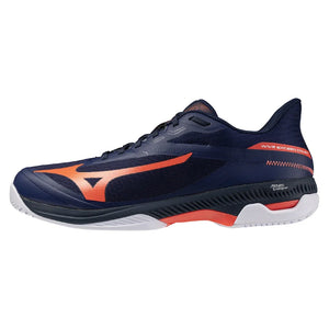 Mizuno Wave Exceed Court AC Men's Tennis Shoes - Beacon Blue/Lava Orange