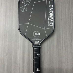 Six Zero Double Black Diamond Control Pickleball Paddle 15mm - Elongated - USED