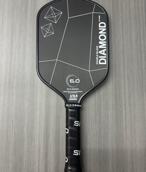 Six Zero Double Black Diamond Control Pickleball Paddle 15mm - Elongated - USED