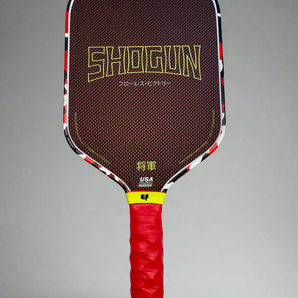 Custom Bread & Butter The Shogun 16mm Pickleball Paddle - Hesacore Grip - Red Camo