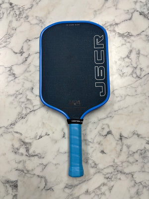 Honolulu Pickleball Company J6CR Blue Grit Pickleball Paddle — Spinwave Certified Pre-Owned (Mint)