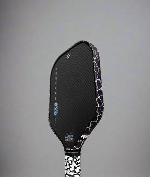 Custom Gearbox GX2 Power Carbon Fiber Pickleball Paddle - Hesacore Grip - Oreo - Spinwave Pickleball Inc.
