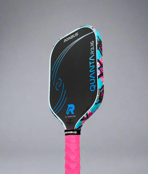 Custom RONBUS Quanta R3.16 Pickleball  Paddle - Hesacore Grip - Graffiti