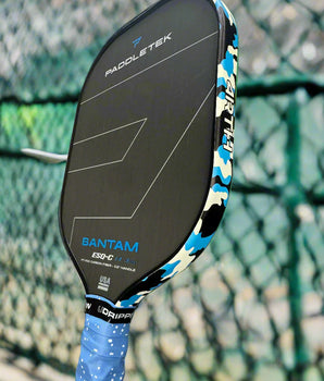 Custom Paddletek ESQ-C Pickleball Paddle - Hesacore Grip - Blue Camo