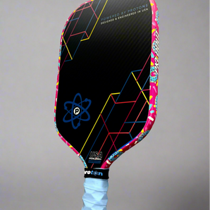 Custom Proton Series Four 15mm Pickleball Paddle - Hesacore Grip - Donut Shop