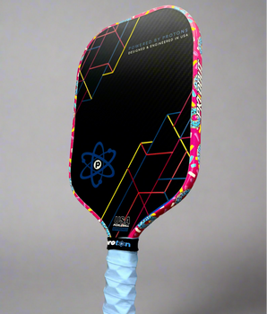 Custom Proton Series Four 15mm Pickleball Paddle - Hesacore Grip - Donut Shop