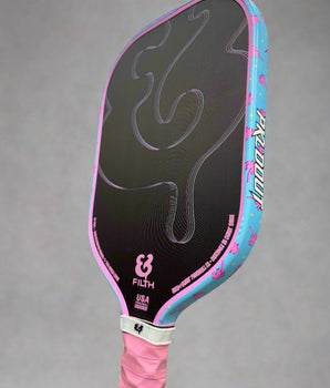 Custom Bread & Butter Filth 16mm Pickleball Paddle - Bubble Gum