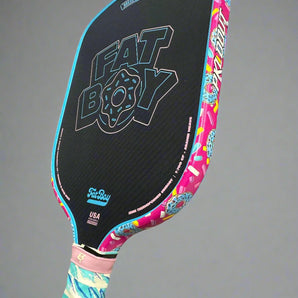 Custom Bread & Butter The Fat boy 16mm Pickleball Paddle - Hesacore Grip - Coffee & Donuts