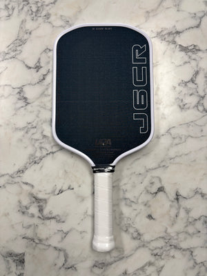 Honolulu Pickleball Company J6CR Blue Grit Pickleball Paddle — Spinwave Certified Pre-Owned (Mint)