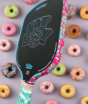 Custom Bread & Butter The Fat boy 16mm Pickleball Paddle - Hesacore Grip - Coffee & Donuts