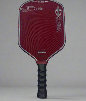Custom Red HONOLULU Pickleball Company Sword & Shield J2K+  - Red Magma