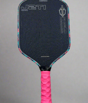 Custom HONULULU Pickleball Company Sword & Shield J2K Ti - Hesacore - Slyce Speed Cap - Aloha