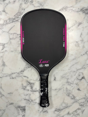 LUZZ Glider 2024 Hybrid T700 Carbon Fiber Pickleball Paddle — Spinwave Certified Pre-Owned (Mint)