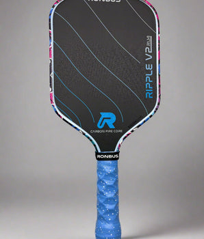 Custom RONBUS Ripple V2 14mm Pickleball Paddle - Hesacore Grip - Graffiti - Spinwave Pickleball Inc.