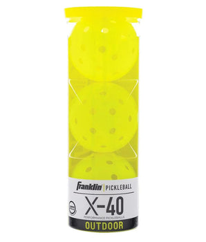 FRANKLIN X-26 Performance Outdoor Pickleballs 3 Pack