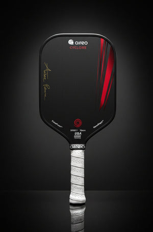 AIREO Cyclone 2.0 16mm Pickleball Paddle - Amber Policare Signature Edition