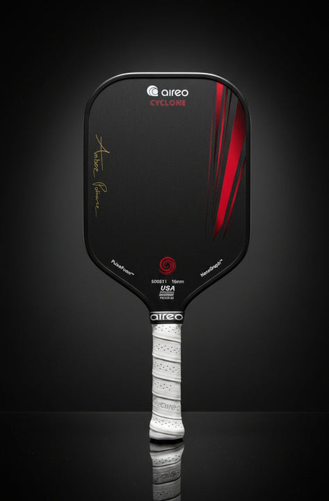 AIREO Cyclone 2.0 16mm Pickleball Paddle - Amber Policare Signature Edition