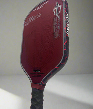 Custom Red HONOLULU Pickleball Company Sword & Shield J2K+  - Red Magma