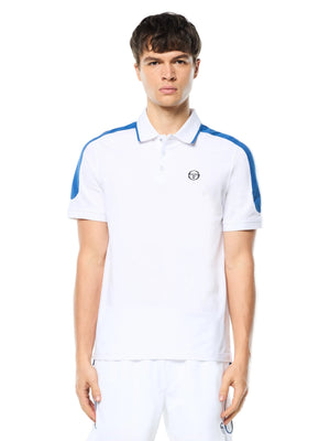 Sergio Tacchini Magro Performance Polo — Brilliant White