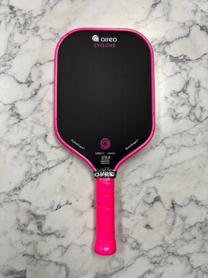 AIREO Cyclone 2.0 16mm Pickleball Paddle — Spinwave Certified Pre-Owned (Mint)