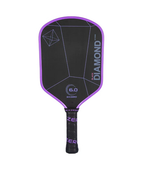 Six Zero Black Diamond Power Pickleball Paddle 16mm - 8.4 oz - Amethyst - JMV Pro Limited Edition