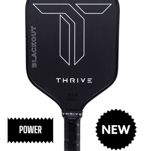 THRIVE Blackout Power Series 16mm Pickleball Paddle