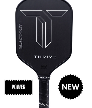 THRIVE Blackout Power Series 16mm Pickleball Paddle