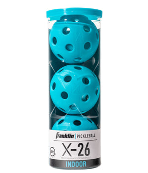 FRANKLIN X-26 Performance Indoor Pickleballs 3 Pack