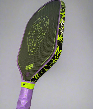 Custom Bread & Butter Invader 16mm Pickleball Paddle - Hesacore - Purple Haze