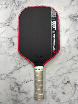 JOOLA Ben Johns Perseus Pro V Blaze Red 14mm Pickleball Paddle — Spinwave Certified Pre-Owned (Excellent)