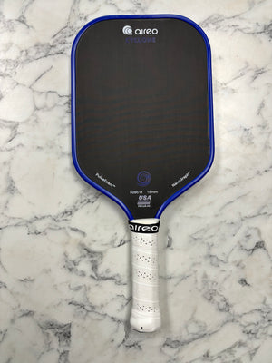 AIREO Cyclone 2.0 16mm Blue Pickleball Paddle — Spinwave Certified Pre-Owned (Mint)