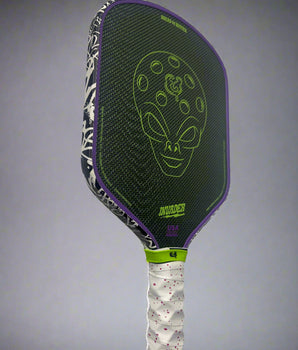 Custom Bread & Butter Invader 16mm Pickleball Paddle - Hesacore - White Noise